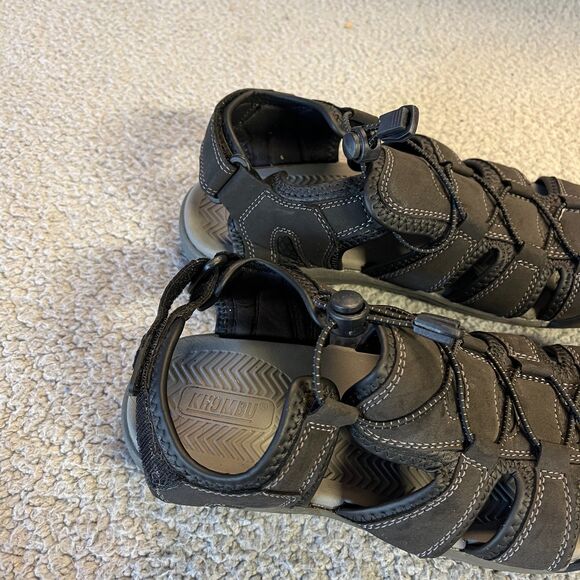 Khombu Sandals Mens 8 Black Travis Outdoor Hiking Walking Active Lake River - Picture 7 of 13